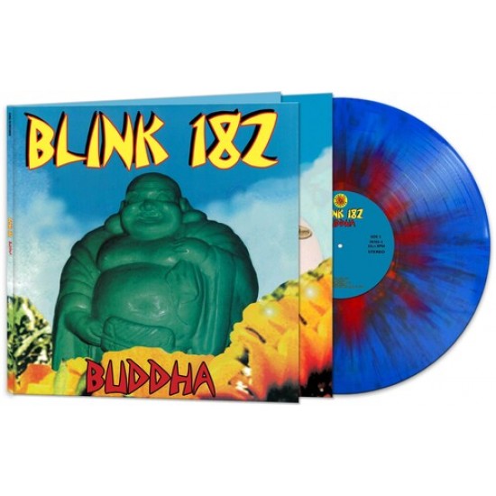 BLINK 182 - Buddha - Blue/red Splatter