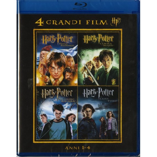 Harry Potter Anni 1,4 (4 Grandi Film) (box 4 Br)