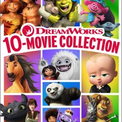 Dreamworks 10 Movie Collection ( Box 10 Br) (spirit,shrek,baby Boss,trools )