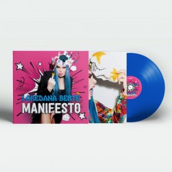 BERTE' LOREDANA - Manifesto (numerato Blu Trasparente + Poster) Esclusiva Discoteca Laziale