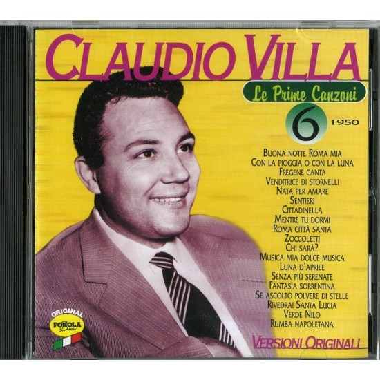 VILLA CLAUDIO - Prime Canzoni V.6